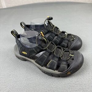 Keen Newport H2 Sandals Mens Size 9.5 Black‎ Waterproof Hiking Walkin